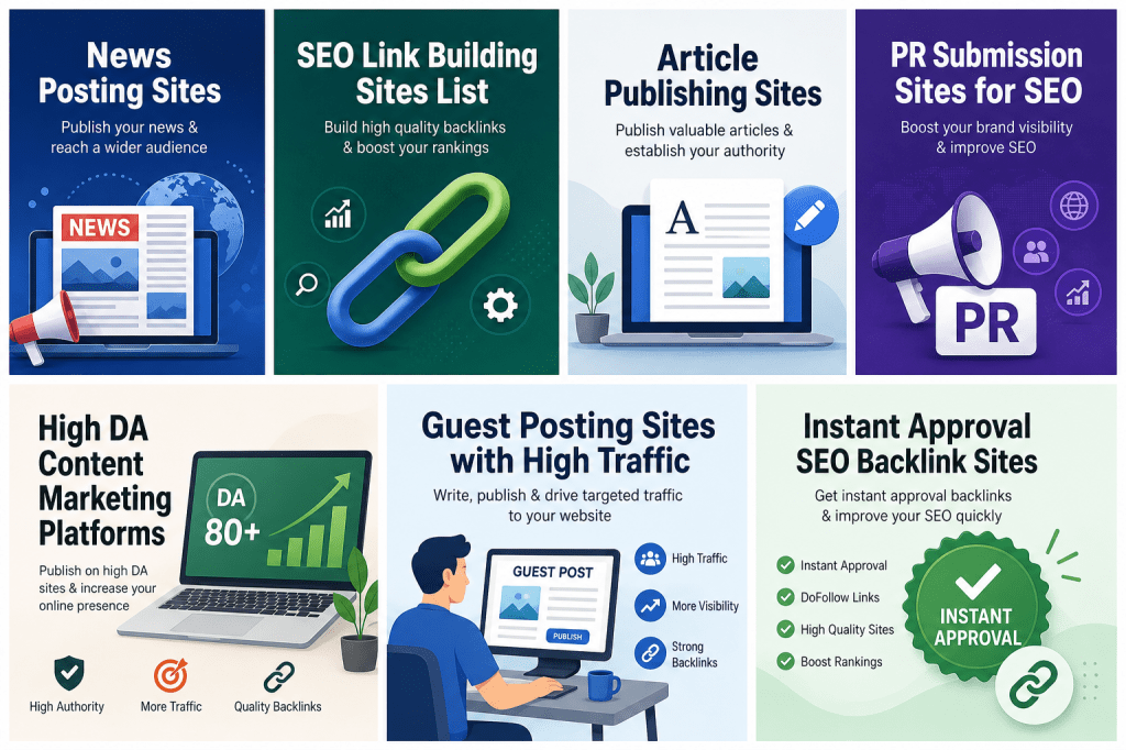 Best High DA Article Submission Sites for SEO 